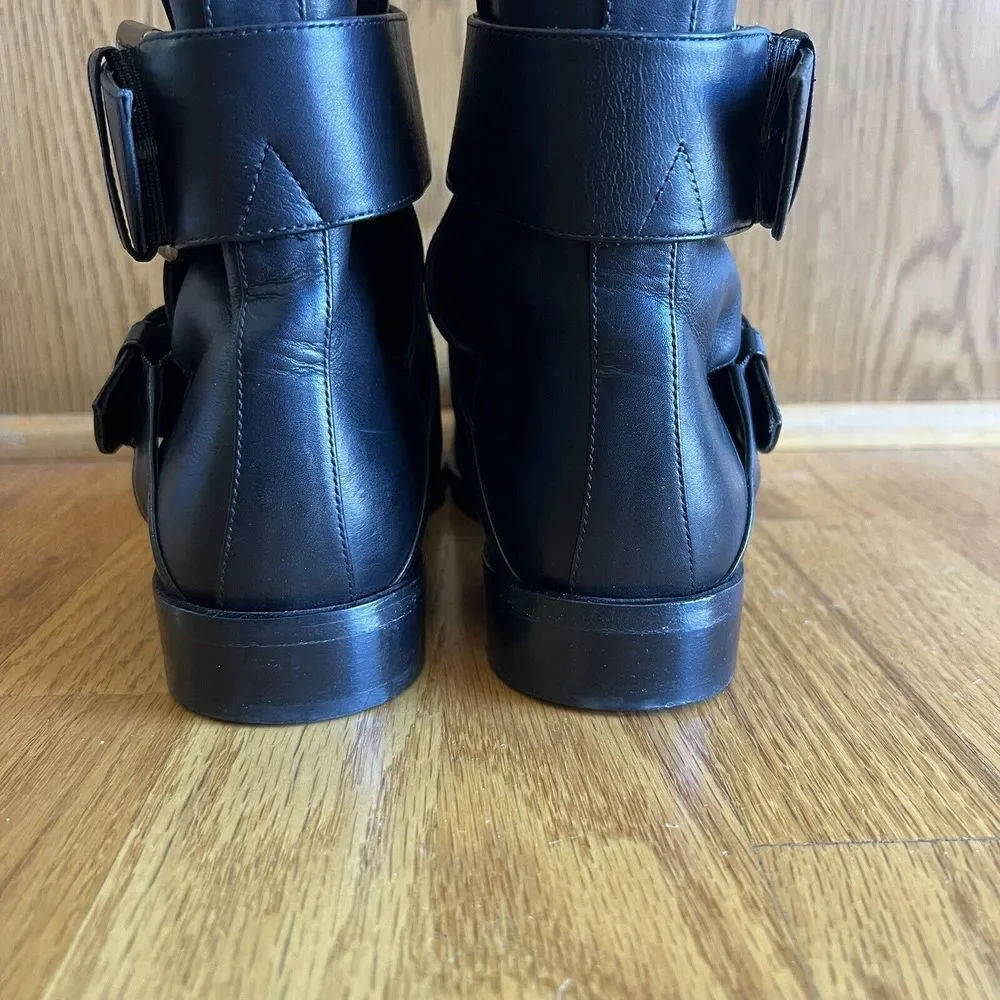Pierre Hardy Ankle Boots Double Strap Cutout Leather Sz 9.5 | 39.5‎ Italy Moto - Picture 11 of 14